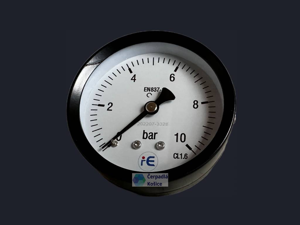 Manometer na vodu zadný